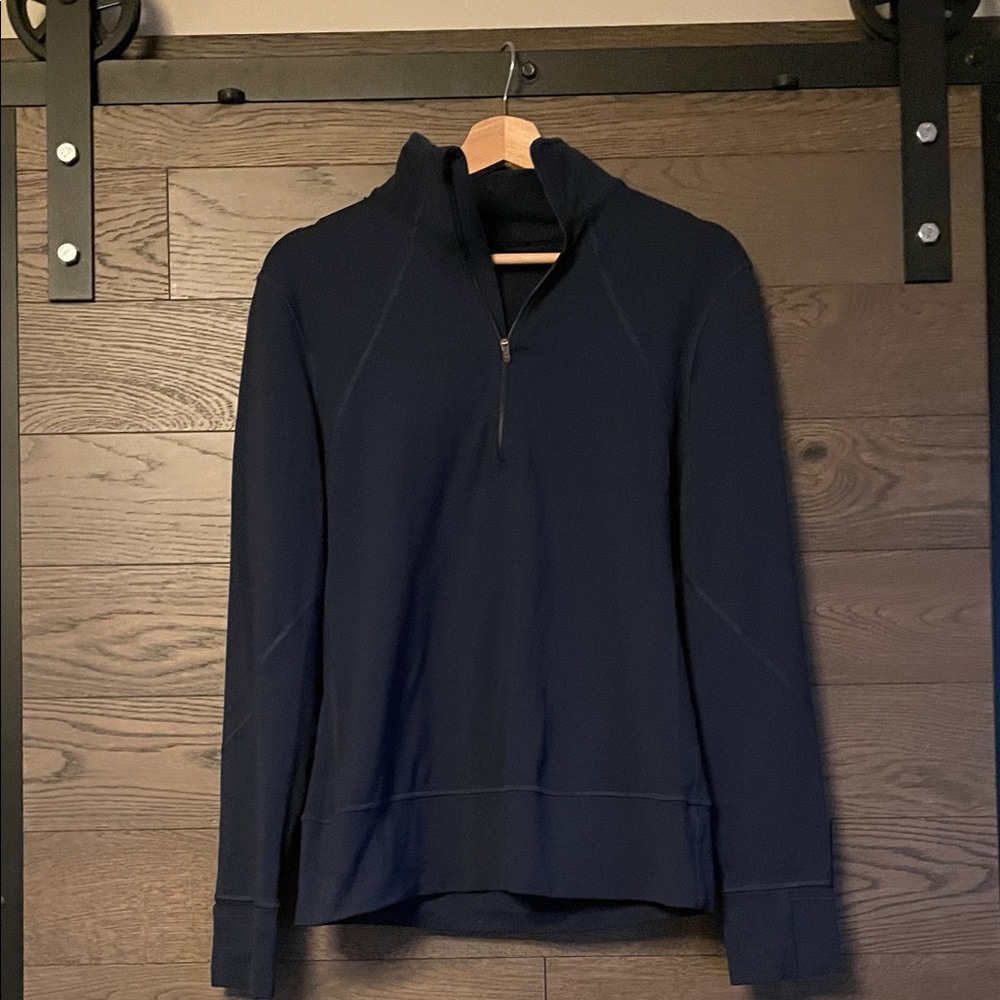 Early lululemon Navy Long Sleeve half-zip